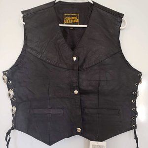 Leather Vest 2XL NWT